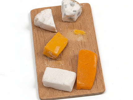 Assortierte Käseplatte 1:12 Puppenhaus  Zubehör