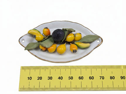 Obst Platte 1:12  Puppenhaus  Zubehör