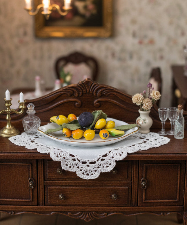Obst Platte 1:12  Puppenhaus  Zubehör