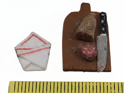 Wurstplatte 1:12 – Puppenhaus Zubehör