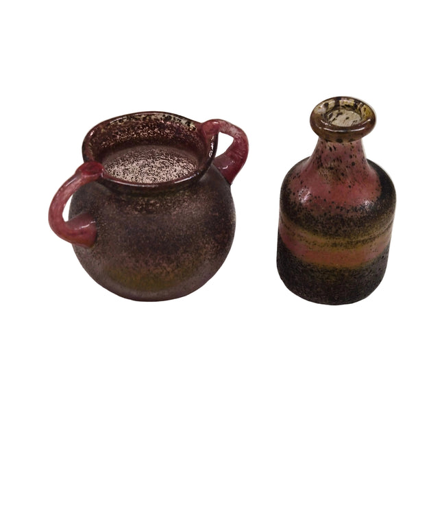 Glas Vase und Bottich 1:12 – für das Puppenhaus