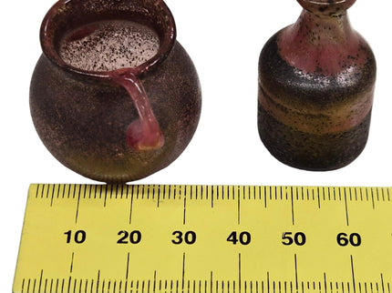 Glas Vase und Bottich 1:12 – für das Puppenhaus