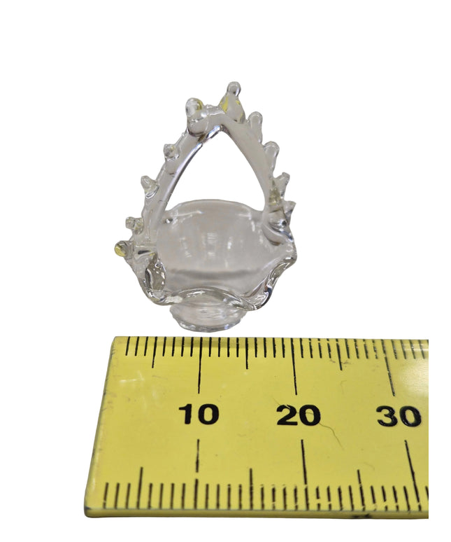 Glas Schale mit Griff 1:12 – für das Puppenhaus