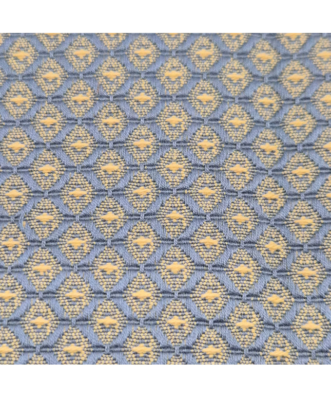 Bastelstoff  - Blau mit Rhomben