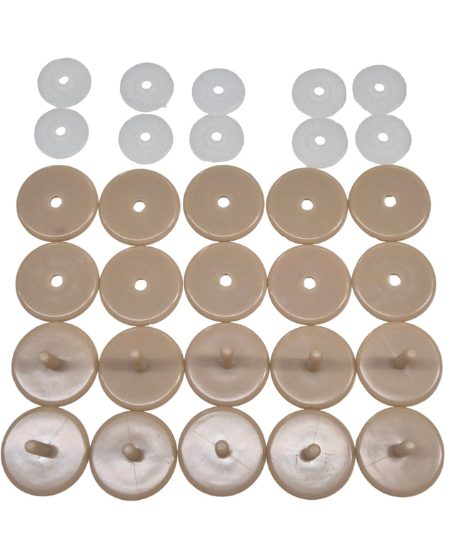 Teddybär Gelenkscheiben 40mm – 10er Pack