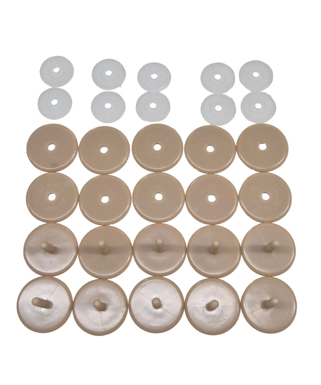 Teddybär Gelenkscheiben 40mm – 10er Pack