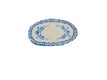 Oval Weiss Blau 3.8 x 2.2