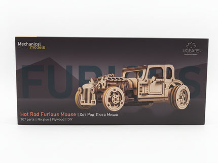 UGEARS 70192 - Hot Rod Furious Mouse