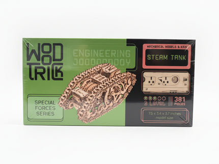 Wood Trick - Steam Tank – 3D Holzbausatz