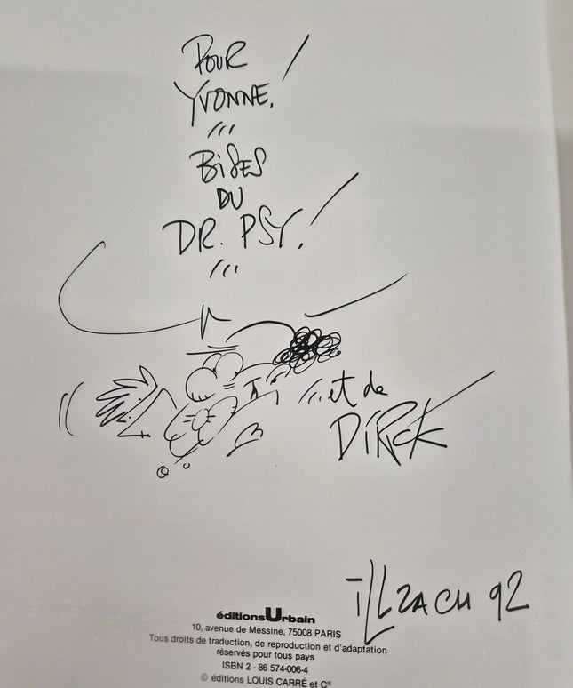 Docteur Psy (EO 1989) - Avec Dessin Original Dirick