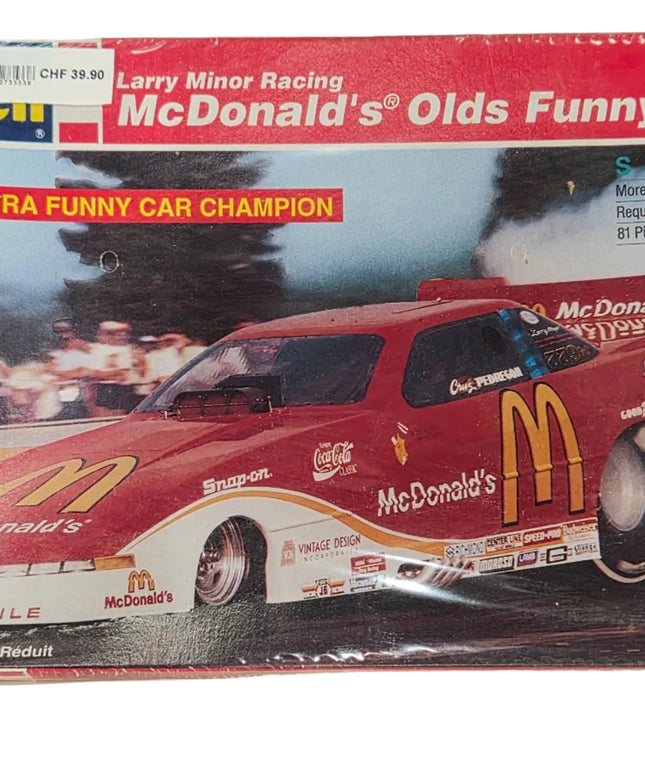 Revell Olds Funny Car Larry Minor Mc Donald's