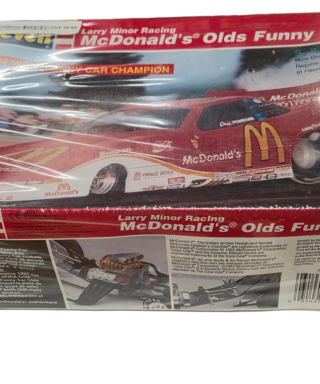 Revell Olds Funny Car Larry Minor Mc Donald's