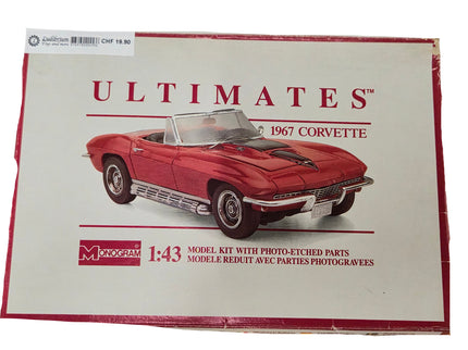 Monogram Ultimates 67' Corvette 1:43