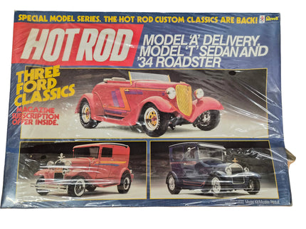 Revell Hot Rod – Model A Delivery, Model T Sedan & '34 Roadster