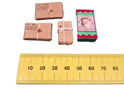 Miniature Pakete für Puppenhaus 1:12