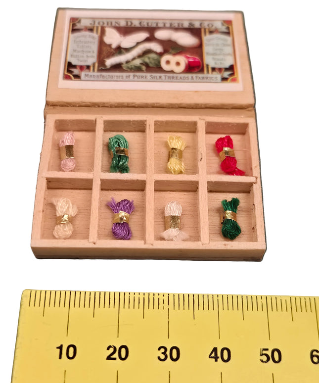 Garnkästchen für Puppenhaus 1:12