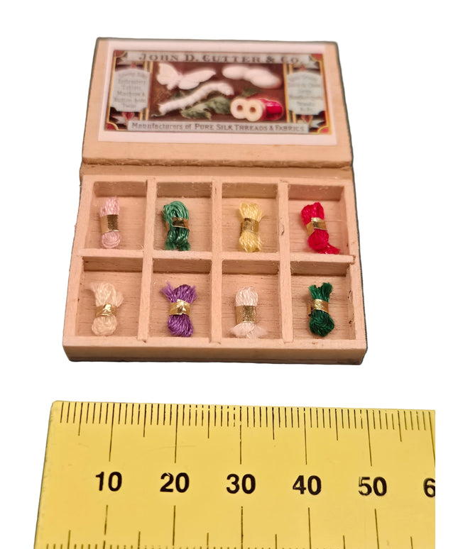 Garnkästchen für Puppenhaus 1:12