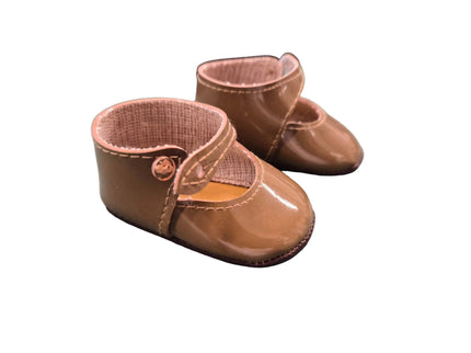 Puppen Schuhe Braun 8 cm