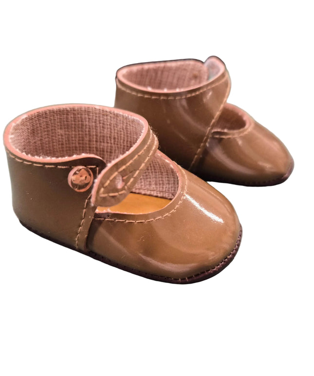 Puppen Schuhe Braun 8 cm