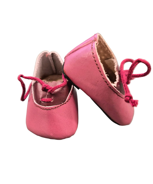 Puppen Schuhe Bordeaux Rot 6 cm & 6,5 cm – Kunstleder