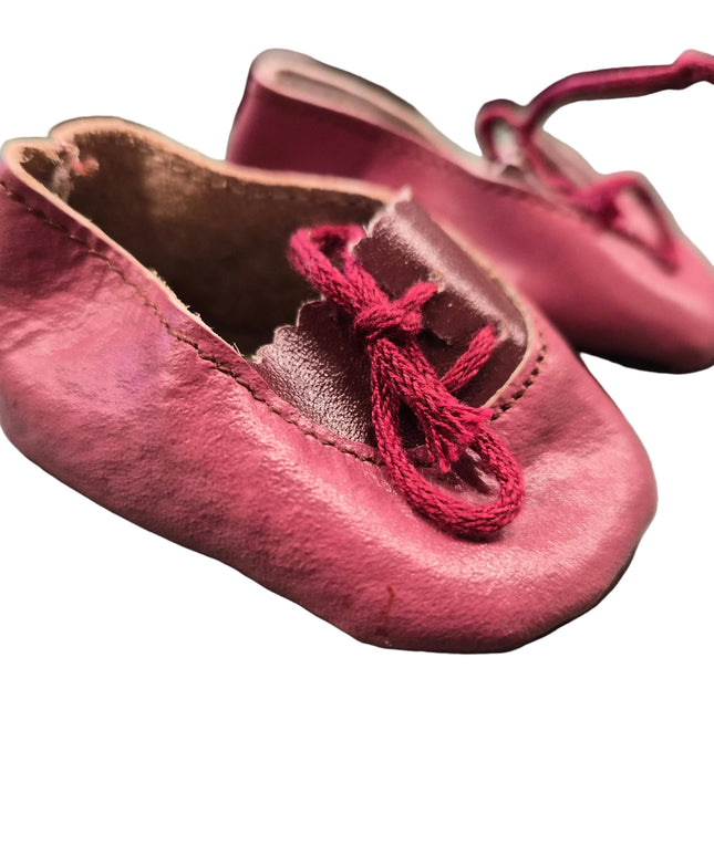 Puppen Schuhe Bordeaux Rot 6 cm & 6,5 cm – Kunstleder