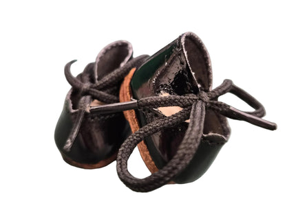 Puppen Schuhe Schwarz 3.5 cm – Kunstleder Lack