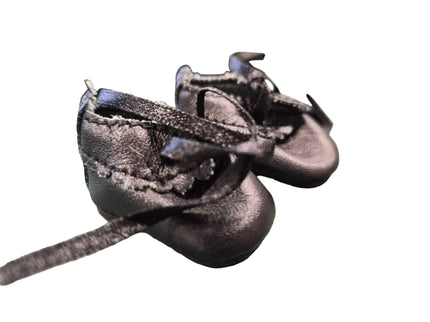 Heidi Ott Puppen Schuhe Schwarz 4 cm – Kunstleder