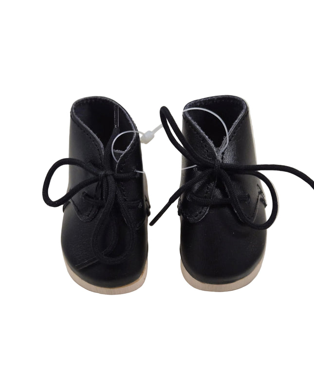 Puppen Schuhe aus Holz und Kunst Leder
