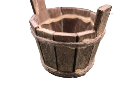 Holz Zuber für Puppenhaus 1:12
