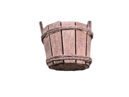 Holz Zuber für Puppenhaus 1:12