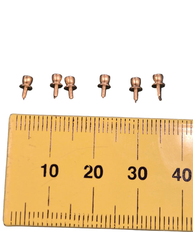 Türknöpfe Messing Vergoldet für Puppenhaus 1:12