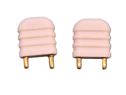 2er Set Elektro Stecker für Puppenhaus 1:12