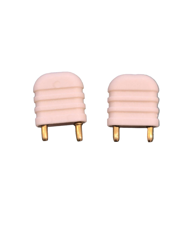2er Set Elektro Stecker für Puppenhaus 1:12