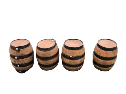 Holz Fass für Puppenhaus 1:12