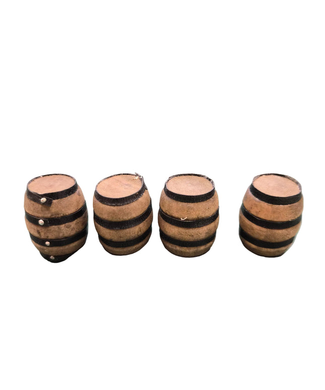 Holz Fass für Puppenhaus 1:12