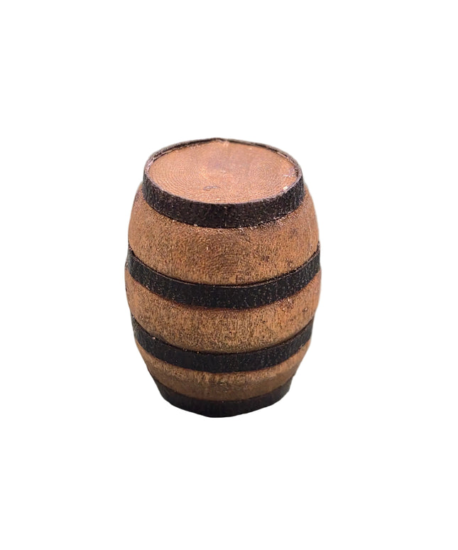 Holz Fass für Puppenhaus 1:12