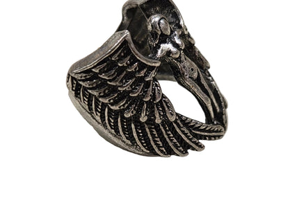 Ring aus Metall mit Engelsmotiv