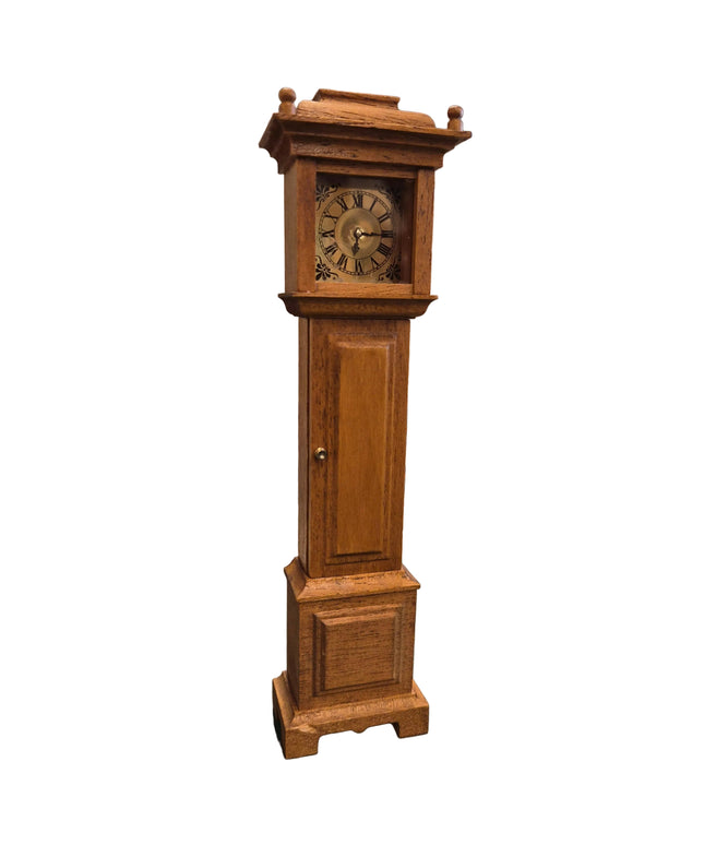 Standuhr mit Pendel 1:12  Puppenhaus  Zubehör