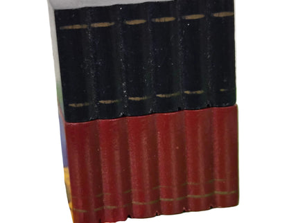 Bücher Set aus Holz für Bibliothek 1:12 – Puppenhaus Zubehör