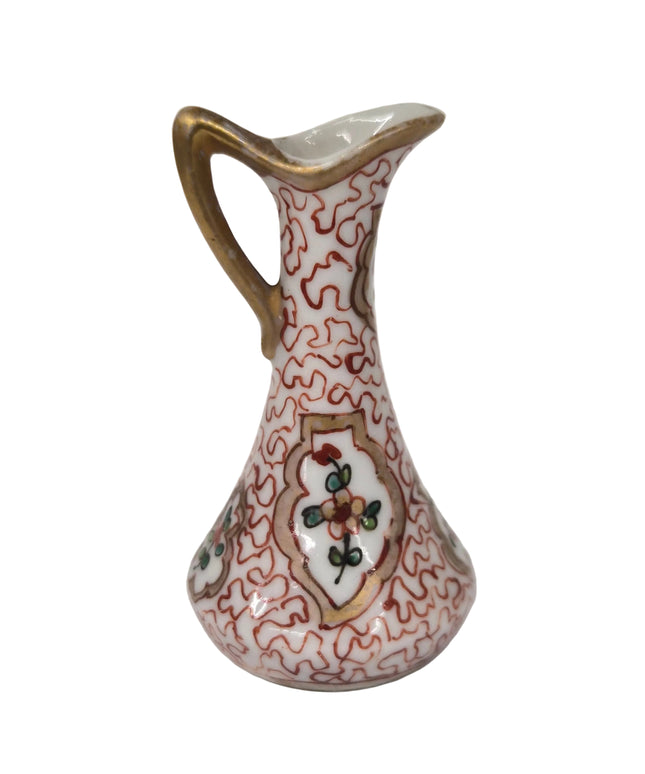 Porzellanvase mit Henkel 1:12 – 5,5 cm – Puppenhaus Zubehör