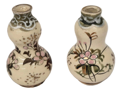 Japanische Miniatur-Kürbisvasenset aus Porzellan Vase - 4cm 1:12