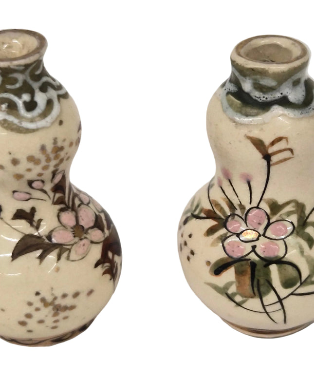 Japanische Miniatur-Kürbisvasenset aus Porzellan Vase - 4cm 1:12