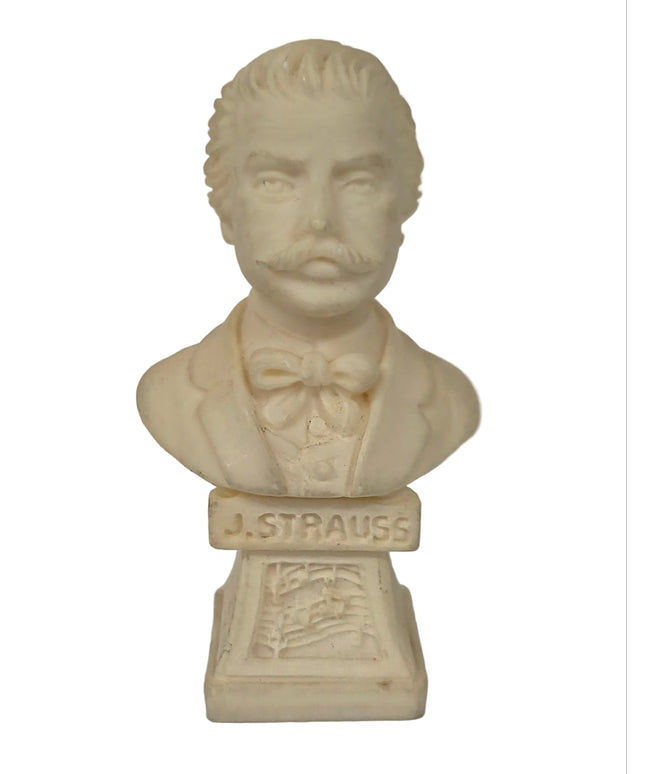 Johannes Strauss Büste für das Puppenhaus 1:12