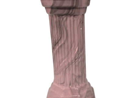 Römersäule  Rose Marmoriert 8.5cm - für Puppenhaus 1:12