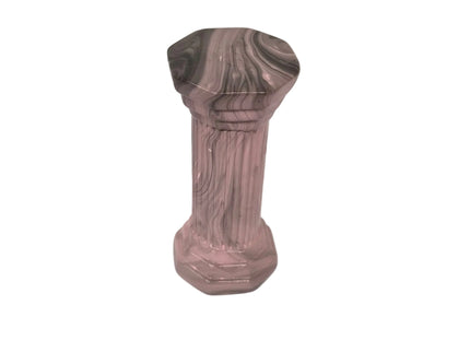 Römersäule  Rose Marmoriert 8.5cm - für Puppenhaus 1:12