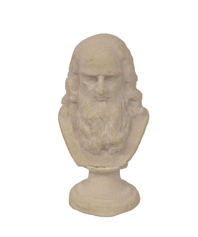 Leonardo da Vinci Mini-Büsten 2er Set 1:12 – Puppenhaus
