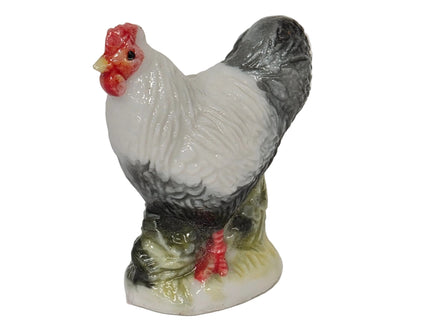 Hahn aus Porzellan 3cm – Puppenhaus 1:12