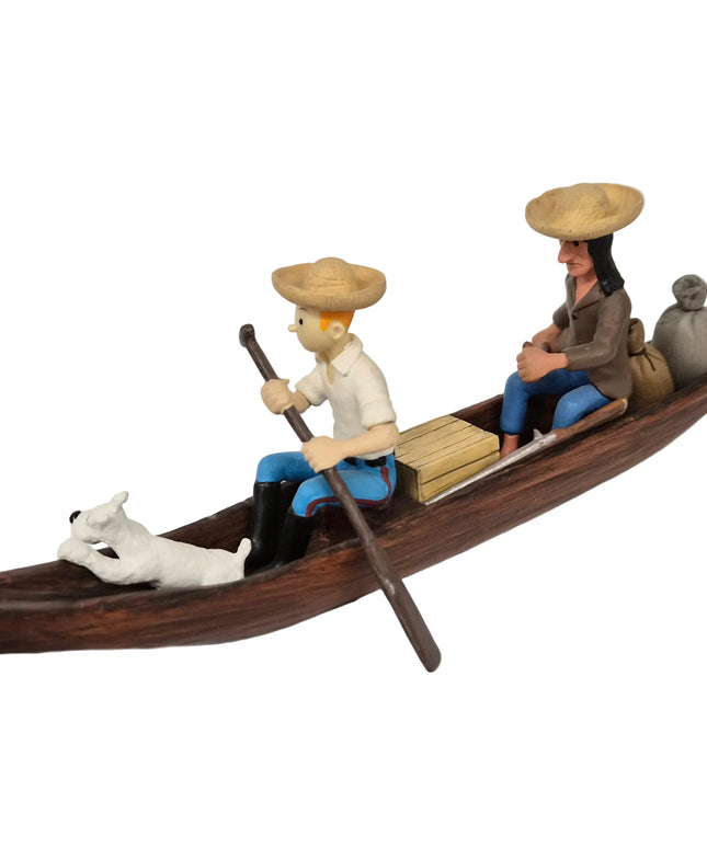 Tim und Struppi - La Pirogue 25cm Lang