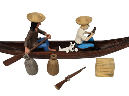 Tim und Struppi - La Pirogue 25cm Lang