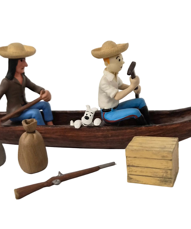 Tim und Struppi - La Pirogue 25cm Lang